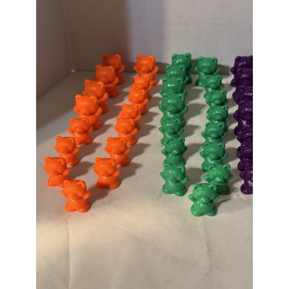 Counting Bears Set Learning Counting Color & Sorting Toy Math Educational 87 Pcs - Picture 4 of 8